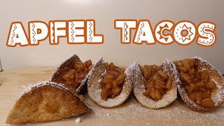 MEGA LECKERES APFEL TACO REZEPT 🍎🌮 [upl. by Assirrec634]