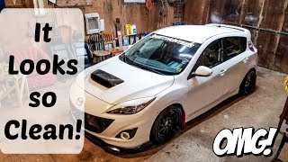 Mazdaspeed 3 Rear Wiper Delete [upl. by Inohtna505]