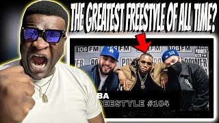 GREATEST FREESTYLE OF ALL TIME  Symba Freestyle w The LA Leakers  Freestyle 104 REACTION [upl. by Anitserp]