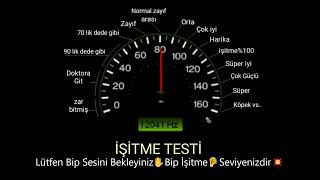 ONLİNE İŞİTME TESTİ 🦻 [upl. by Aseretairam180]