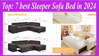 top 7 best Sleeper Sofa Bed in 2024 [upl. by Veron]