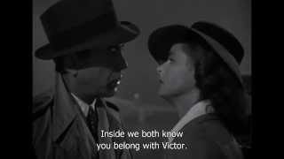 Casablanca Separate Ways Scene HD amp Sub [upl. by Litnahs430]