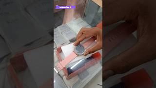 Smart watch screen protector firebolt pink colour silicon belt🔥ragu96 shorts viral watch trend [upl. by Ttenrag]