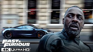 Hobbs amp Shaw  The Cyborg Motorcycle Chase in 4K HDR [upl. by Suiradal]