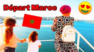 Vlog  Départ au MAROC en BÂTEAU en famille SèteNador PLAGE [upl. by Sivra]