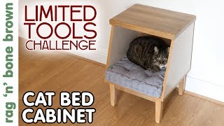 Making A Cat Bed Cabinet  HiKOKI Limited Tools Challenge [upl. by Anotal]