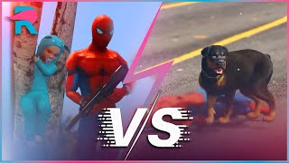 GTA V  CAN SPIDERMAN SAVING BABY  4K RESOLUTION [upl. by Mialliw940]