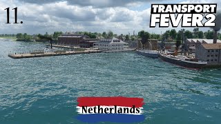 The Netherlands  Transport Fever 2  Episode 11 the harbor at Den Helder [upl. by Eenor]