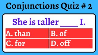 Essential Conjunctions Quiz for Grammar Fans [upl. by Atirehs]