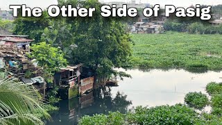 Living near in a Floodway  Slum Walk at Manggahan Floodway Pasig City Philippines [upl. by Notserk]