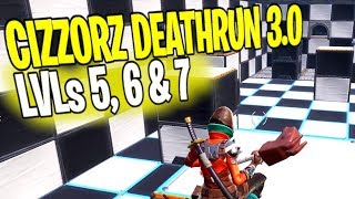 How to Beat Level 5 6 amp 7  CIZZORZ DEATHRUN 30 Ultimate Guide Fortnite Battle Royale [upl. by Lorianne]