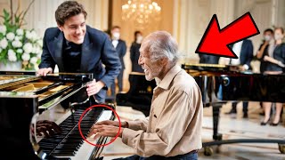 VOULANT HUMILIER UN VIEIL HOMME PAUVRE UN HOMME RICHE LINVITE À JOUER DU PIANO À SA SOIRÉE CHIC [upl. by Roosnam]