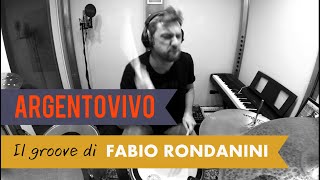 DANIELE SILVESTRI  quotArgentovivoquot  Il groove di Fabio Rondanini [upl. by Aridnere]