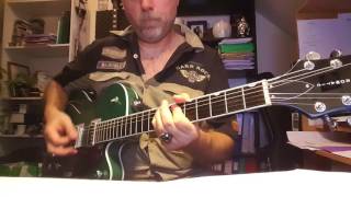 The Toy dolls  She goes to finos guitar cover [upl. by Narok]