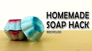 Homemade soap from old soap bars  What the hack 20 [upl. by Nomaj726]