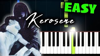 Crystal Castles quotKEROSENEquot  EASY Piano Tutorial [upl. by Strade]