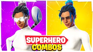 5 New TRYHARD Superhero COMBOS in Fortnite PROS Use These Combos [upl. by Yessej]