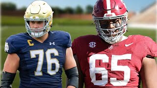 2024 NFL Draft Top 5 Offensive Tackle Rankings [upl. by Cornie]