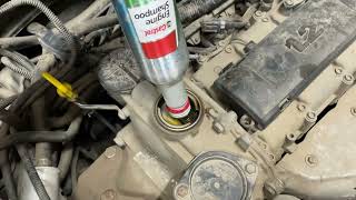 Volkswagen polo tips how to flush engine  Castrol engine shampoo  pre oil change treatment [upl. by Kubiak]