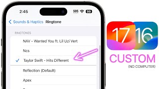 How to Set ANY Song as RINGTONE on iPhone Easiest Way [upl. by Wolfe]