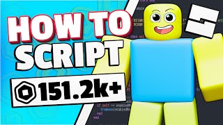 How To Script In ROBLOX Studio EASIEST Beginner Scripting Tutorial [upl. by Aleciram]