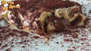 Tiramisù con Nutella Fantastico e Buonissimo con Ingredienti e Ricetta [upl. by Esorrebma]