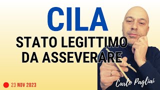 CILA Stato Legittimo va asseverato [upl. by Nath431]