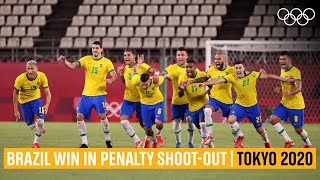 Brazil enter third consecutive final ⚽  Tokyo2020 Highlights [upl. by Krishnah]