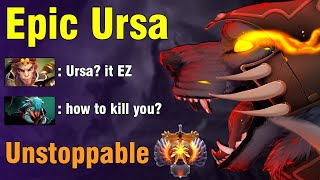 Unstoppable Ursa DOMINATES the Safe Lane with 20 Kills [upl. by Anerrol]