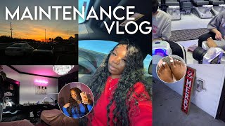 Winter Maintenance Vlog hair lashes toes prepping for friends Christmas party shopping more [upl. by Eerej]