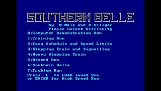 Southern Belle Review for the Amstrad CPC by John Gage [upl. by Ailaham]