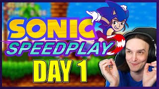 Speedrunning the entire Sonic series starting with the classics  Sonic Speedplay day 1 [upl. by Goodman718]