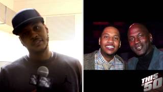 Carmelo Anthony Reveals His Top 3 Favorite NBA Players [upl. by Leunammi150]