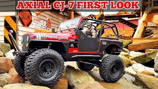 Axial Scx10 lll Cj7 First Look And Crawl Review [upl. by Glenden]