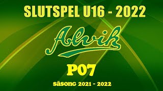 U16 SLUTSPEL Alvik Basket P07  AIK Basket P06 8698 [upl. by Otinauj999]