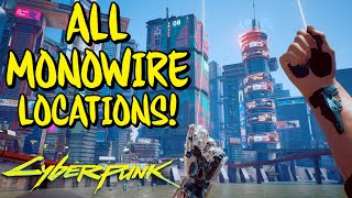 How to ALL 4 Elemental Monowire Upgrades Full Monowire Guide Cyberpunk 2077 [upl. by Eisseb783]