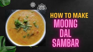 Moong dal sambar  breakfast sambar recepie  pasi parupu sambar snehascooking diary sneha [upl. by Eemaj]