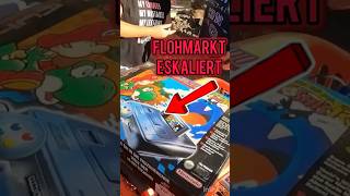 500€ Flohmarkt Eskalation Nintendo reselling flohmarkt fleamarket nintendo retrogaming reseller [upl. by Eikcuhc]