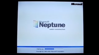 Installing Windows Neptune on a 27Ghz pc The XP that never was [upl. by Airdnal]