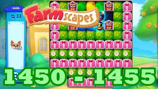 Farmscapes Level 1450  1455 HD Gameplay Walkthrough  3  match  android 1451  1452  1453  1454 [upl. by Ydnirb]