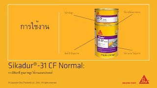 Sikadur 31 CF Normal การใช้งาน [upl. by Suirtemed225]