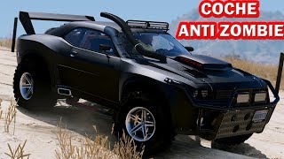 GTA 5 APOCALIPSIS ZOMBIE CREANDO UN SUPER COCHE ANTIZOMBIE 3  TheAxelGamer [upl. by Norrat]