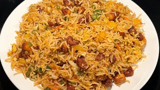 💥ROADSIDE CHICKEN FRIED RICE RECIPE IN TAMILCHICKEN FRIED RICEFRIED RICE RECIPEYaz recipes [upl. by Anes]