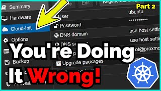 Use Proxmox CloudInit to Deploy Your Virtual Machines Kubernetes At Home  Part 2 [upl. by Enrev722]