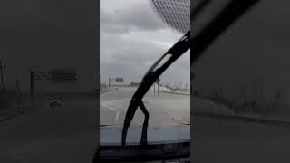 Sanibel Island Causeway minutes before DOT closes 92624 hurricane stormsurge [upl. by Rowe]