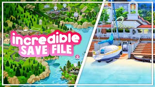 ALL WORLDS COMPLETED lore amp incredibly detailed sims 4 save file [upl. by Hazaki552]