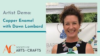 Artist Demo Copper Enamel with Dawn Lombard [upl. by Brittani]