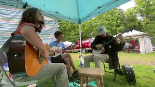 Clifftop jamming 2024  River Riley Porter Nesbitt Edwin McCoy [upl. by Hnim496]