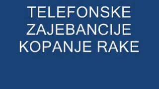 Telefonske Zajebancije  Rade Komunalac kopanje rakewmv [upl. by Anitnatsnoc933]