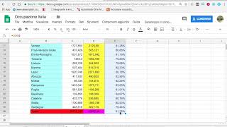 Il foglio di calcolo nella gestione delle percentuali [upl. by Bellanca]